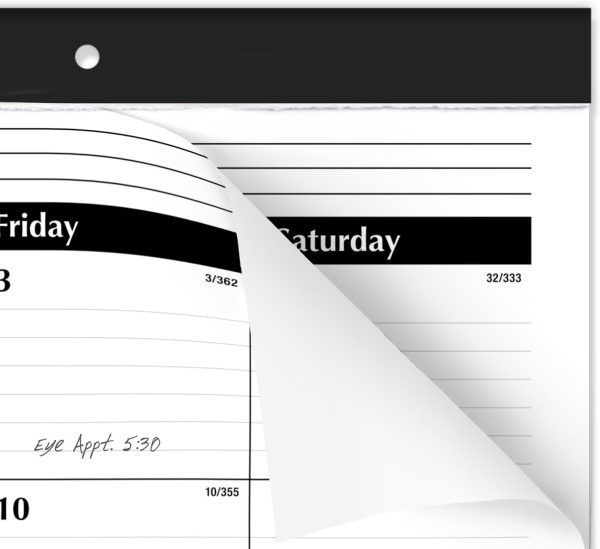 AT-A-GLANCE 2025 Desk Calendar, Desk Pad, 21-3/4" x 17", Large, Ruled Blocks, Monthly (SK250025) - Image 5