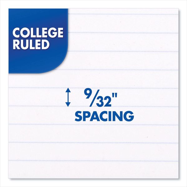 Mead Spiral Notebooks, 6 Pack, 1 Subject, College Ruled Paper, 7-1/2" x 10-1/2", 70 Sheets per Notebook, Color Will Vary (73065) - Image 3